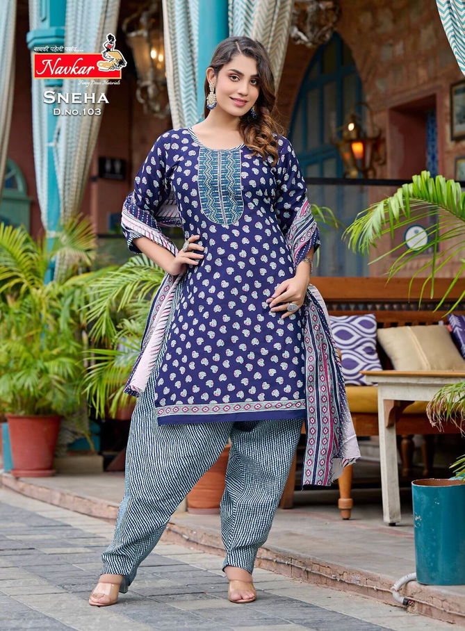 Navkar Sneha Regular Cotton Suits Catalog